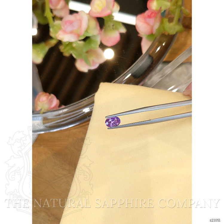 1.15 Ct. Purple Sapphire from Ceylon (Sri Lanka)