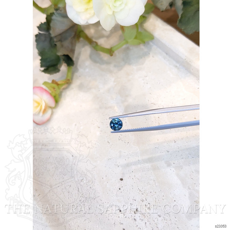 0.82 Ct. Greenish Blue Sapphire from Montana