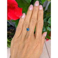1.49 Ct. Greenish Blue Sapphire from Montana Life Style