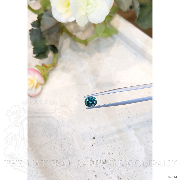 1.30 Ct. Greenish Blue Sapphire from Montana