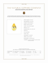 2.05 Ct. Yellow Sapphire from Ceylon (Sri Lanka) Scan Report