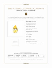 2.05 Ct. Yellow Sapphire from Ceylon (Sri Lanka) Scan Report