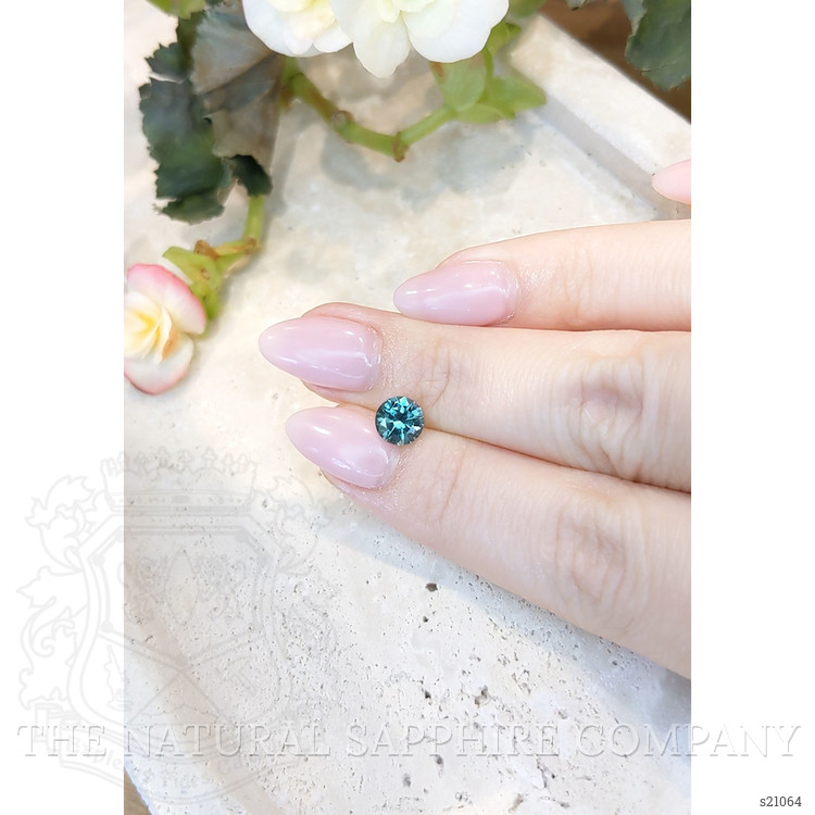 1.31 Ct. Greenish Blue Sapphire from Montana