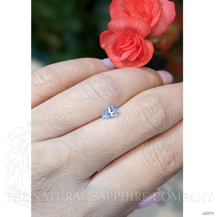 0.58 Ct. Blue Sapphire from Ceylon (Sri Lanka)