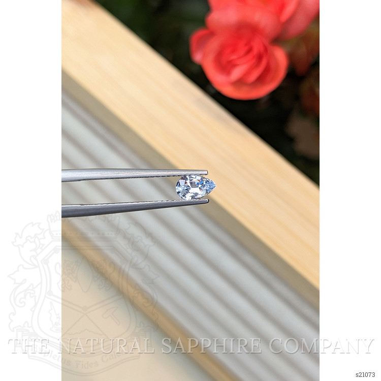 0.58 Ct. Blue Sapphire from Ceylon (Sri Lanka)