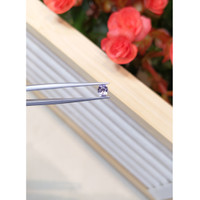 0.65 Ct. Purplish Blue Sapphire from Ceylon (Sri Lanka) Life Style