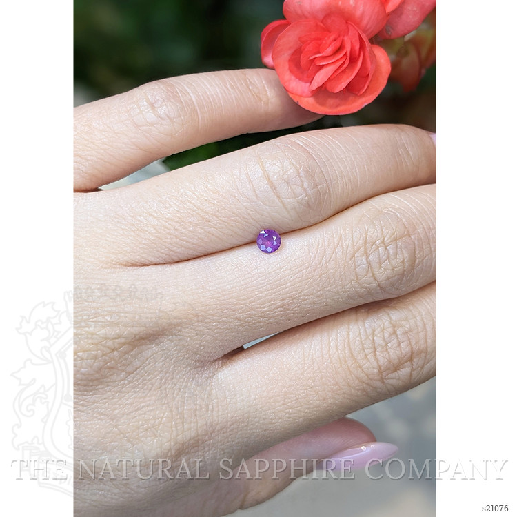 0.25 Ct. Pinkish Purple Sapphire from Ceylon (Sri Lanka)