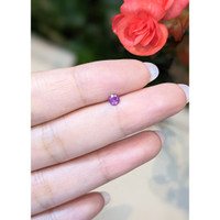 0.25 Ct. Pinkish Purple Sapphire from Ceylon (Sri Lanka) Life Style