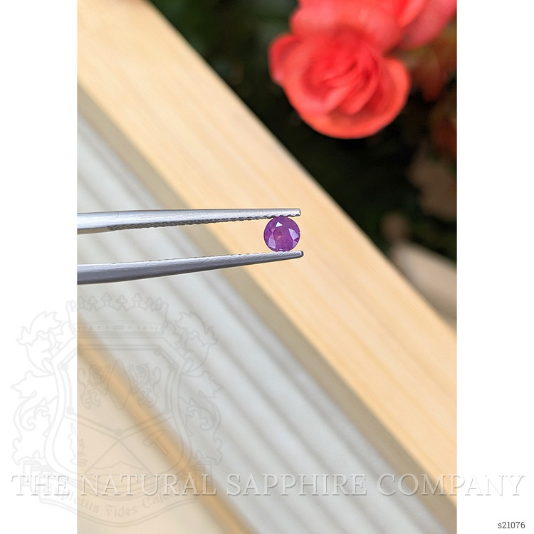 0.25 Ct. Pinkish Purple Sapphire from Ceylon (Sri Lanka)