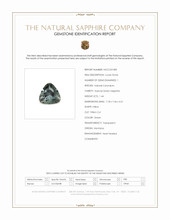 1.44 Ct. Green Sapphire from Montana Scan Report