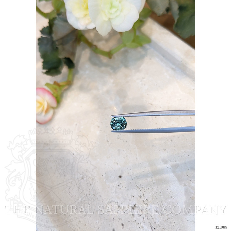 1.18 Ct. Bluish Green Sapphire from Montana