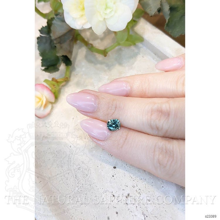 1.18 Ct. Bluish Green Sapphire from Montana
