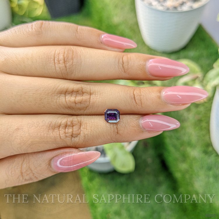 1.97 Ct. Purple Sapphire from Ceylon (Sri Lanka)
