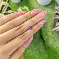1.01 Ct. Pinkish Purple Sapphire from Ceylon (Sri Lanka) Life Style