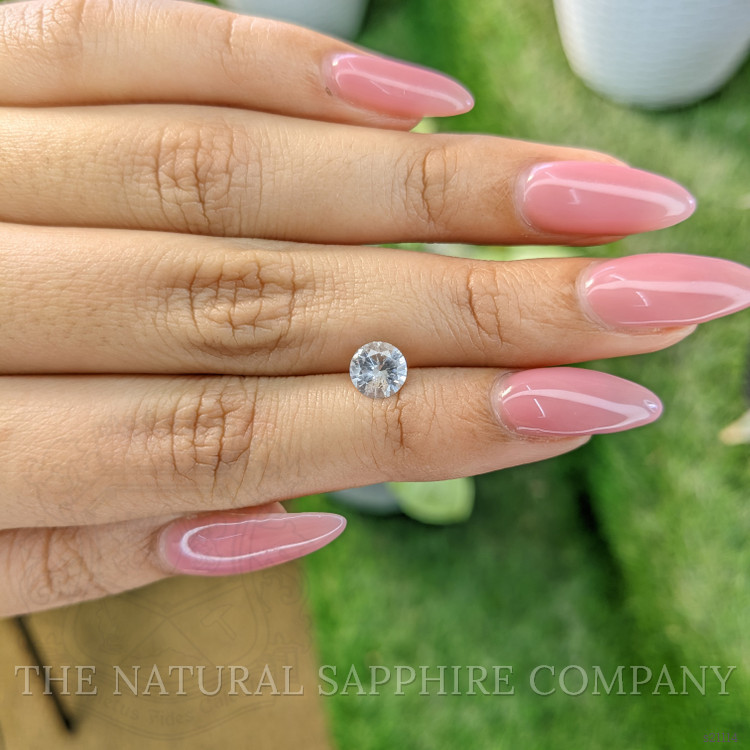 1.03 Ct. White Sapphire from Ceylon (Sri Lanka)