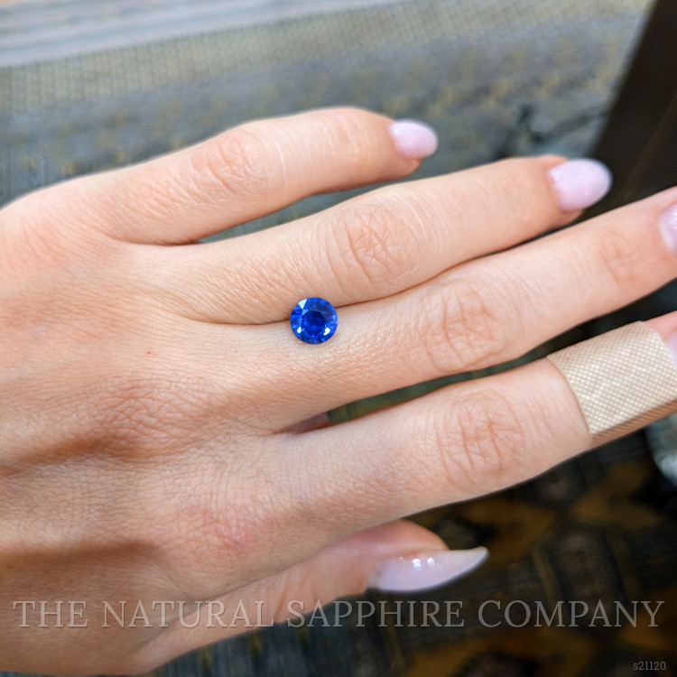 1.23 Ct. Blue Sapphire from Ceylon (Sri Lanka)