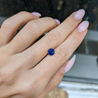 1.18 Ct. Blue Sapphire from Ceylon (Sri Lanka) Life Style