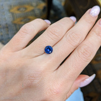 1.30 Ct. Blue Sapphire from Ceylon (Sri Lanka) Life Style