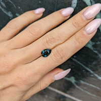 3.00 Ct. Bluish Green Sapphire from Madagascar Life Style