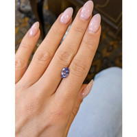 2.03 Ct. Violet Sapphire from Ceylon (Sri Lanka) Life Style