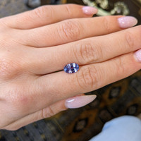 2.03 Ct. Violet Sapphire from Ceylon (Sri Lanka) Life Style