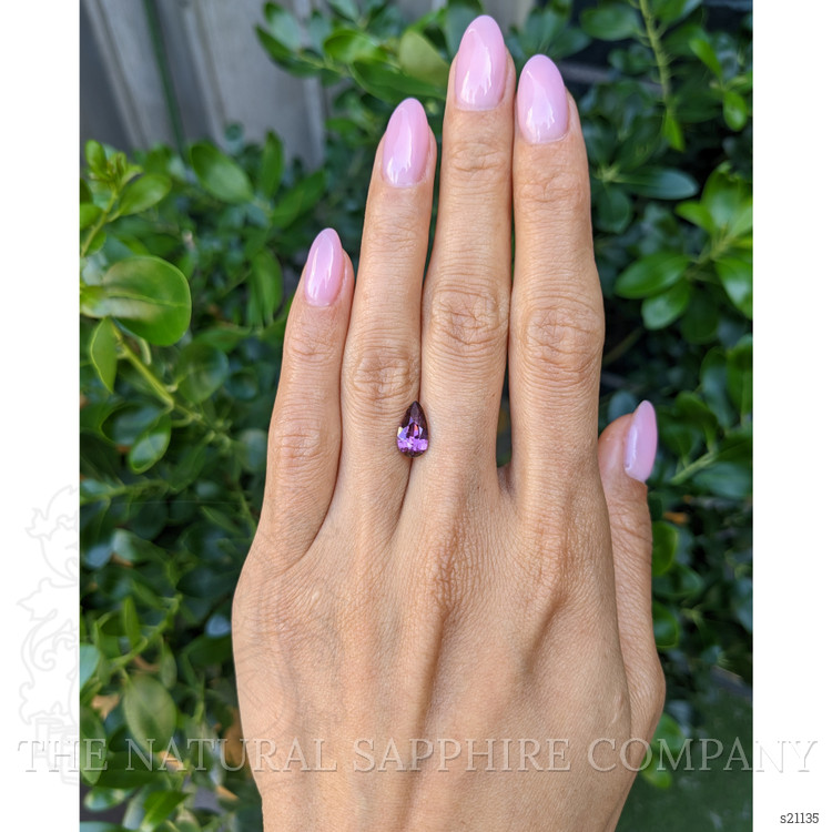 2.17 Ct. Pinkish Purple Sapphire from Ceylon (Sri Lanka)