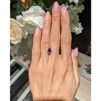 2.17 Ct. Pinkish Purple Sapphire from Ceylon (Sri Lanka) Life Style