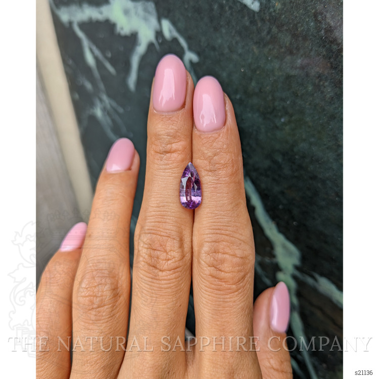 3.03 Ct. Purplish Pink Sapphire from Ceylon (Sri Lanka)