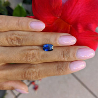 1.85 Ct. Blue Sapphire from Ceylon (Sri Lanka) Life Style