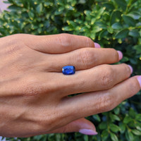 1.85 Ct. Blue Sapphire from Ceylon (Sri Lanka) Life Style
