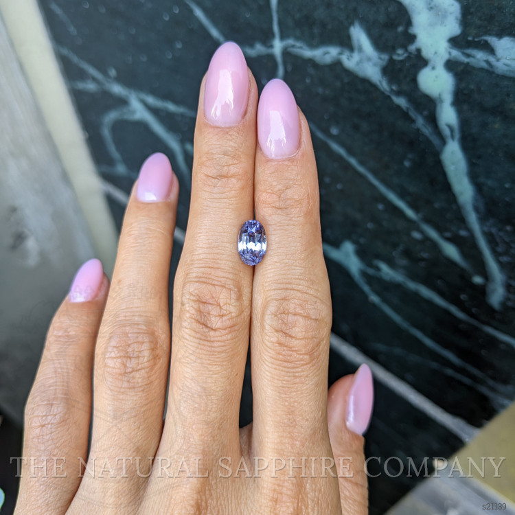 2.89 Ct. Violet Sapphire from Ceylon (Sri Lanka)