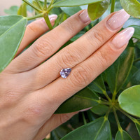 1.69 Ct. Violet Sapphire from Ceylon (Sri Lanka) Life Style