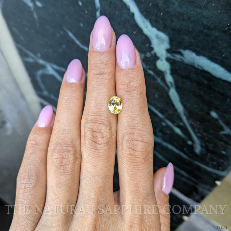2.12 Ct. Yellow Sapphire from Ceylon (Sri Lanka)