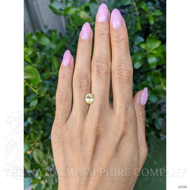 2.12 Ct. Yellow Sapphire from Ceylon (Sri Lanka)