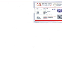 2.82 Ct. Sapphire from Ceylon (Sri Lanka) Scan Report