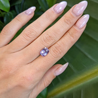 2.82 Ct. Purple Sapphire from Ceylon (Sri Lanka) Life Style