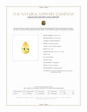 2.76 Ct. Yellow Sapphire from Ceylon (Sri Lanka) Scan Report