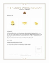 1.92 Ct. Yellow Sapphire from Ceylon (Sri Lanka) Appraisal