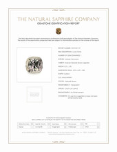 2.35 Ct. Yellowish Brown Sapphire from Ceylon (Sri Lanka) Scan Report