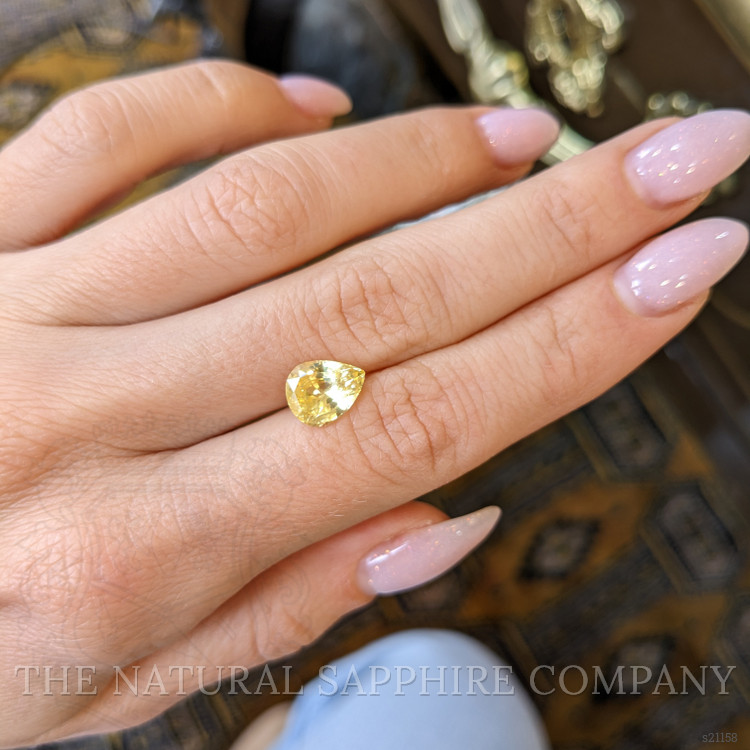 2.80 Ct. Yellow Sapphire from Ceylon (Sri Lanka)