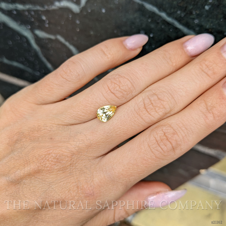 2.16 Ct. Yellow Sapphire from Ceylon (Sri Lanka)