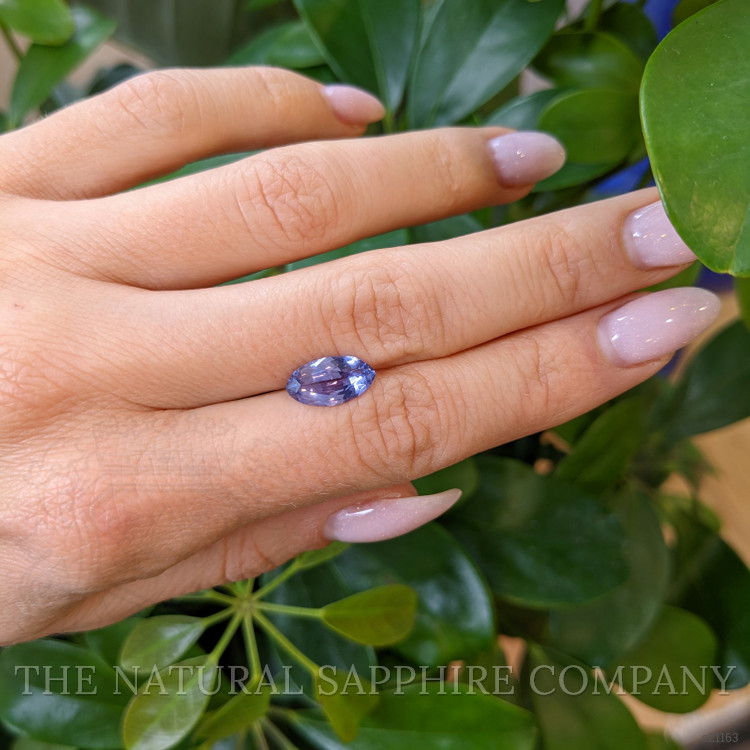 2.50 Ct. Purple Sapphire from Ceylon (Sri Lanka)