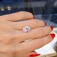 4.13 Ct. Padparadscha Sapphire from Ceylon (Sri Lanka) Life Style