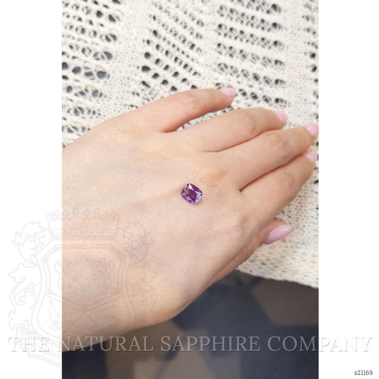 1.00 Ct. Purple Sapphire from Ceylon (Sri Lanka)