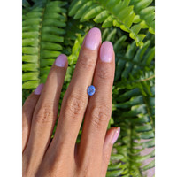 1.19 Ct. Purplish Blue Sapphire from Ceylon (Sri Lanka) Life Style