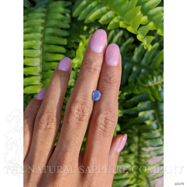 1.19 Ct. Purplish Blue Sapphire from Ceylon (Sri Lanka)
