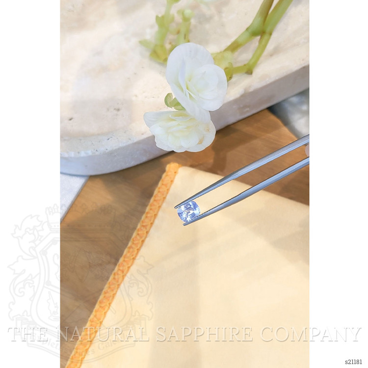 1.05 Ct. Purplish Blue Sapphire from Ceylon (Sri Lanka)