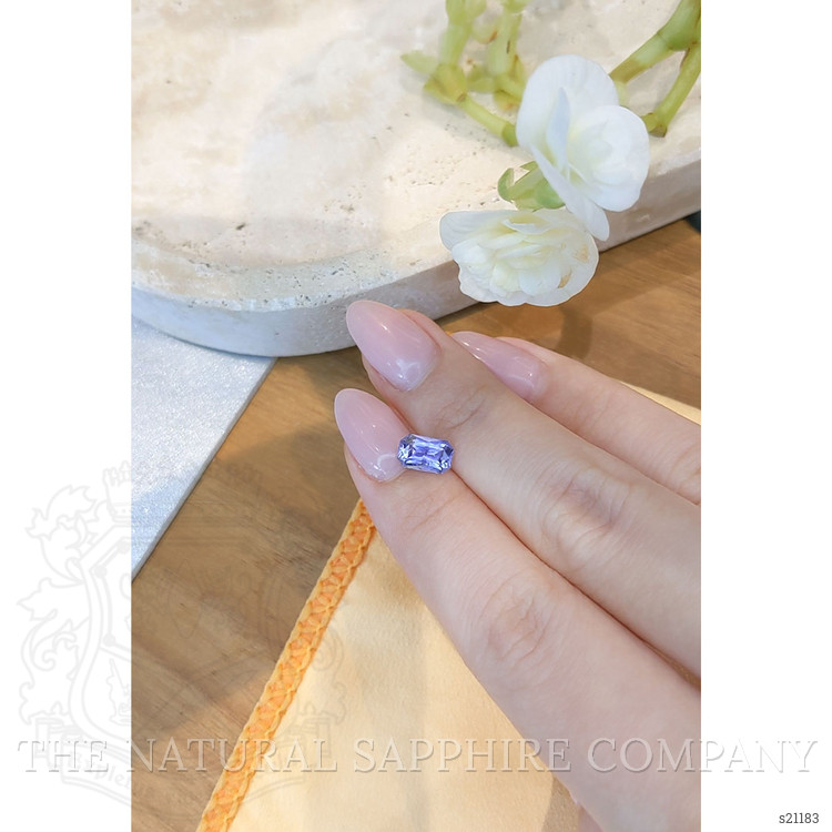 1.46 Ct. Purplish Blue Sapphire from Ceylon (Sri Lanka)
