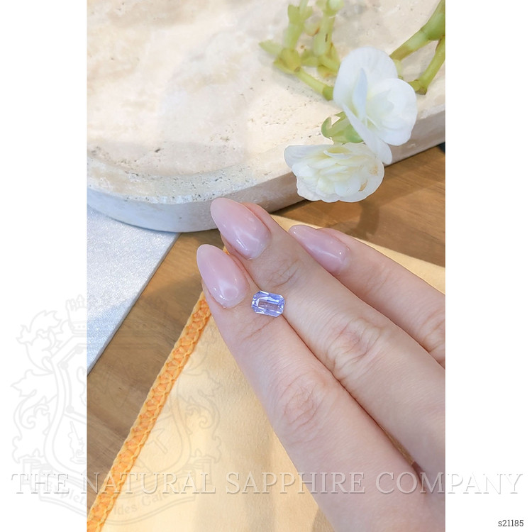 1.40 Ct. Purplish Blue Sapphire from Ceylon (Sri Lanka)