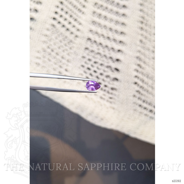 1.10 Ct. Purple Sapphire from Ceylon (Sri Lanka)